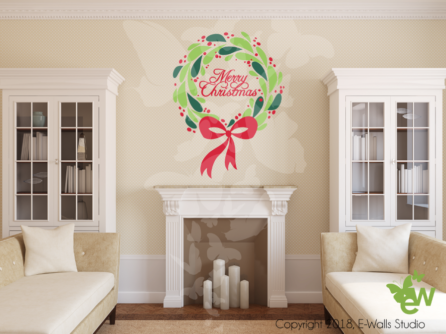 Xmas - Christmas Wreath - E-Walls